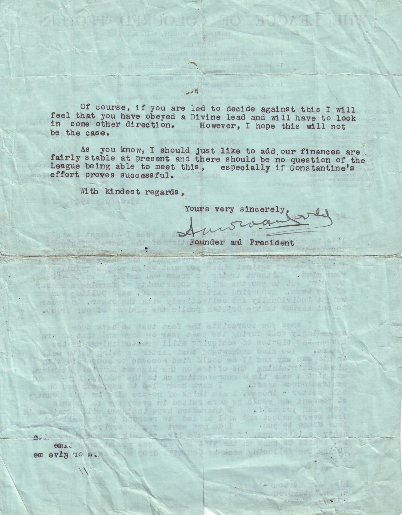 wartime paper shortages meant both sides of the page were used