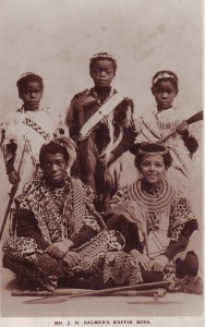 One of two similar poses of the "Kaffir Boys"