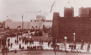 He was a guide at the Gold Coast hall (here with 'East Africa') Wembley 1924