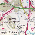 Keston is east of Croydon and south of Orpington