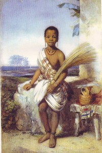 Sarah Forbes Bonetta as "The Dahomian Captive"