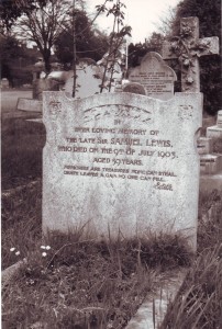 The grave, Acton cemetery, west London
