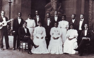 St George's Hall, Liverpool 1907 - Harry Nation, seated, left